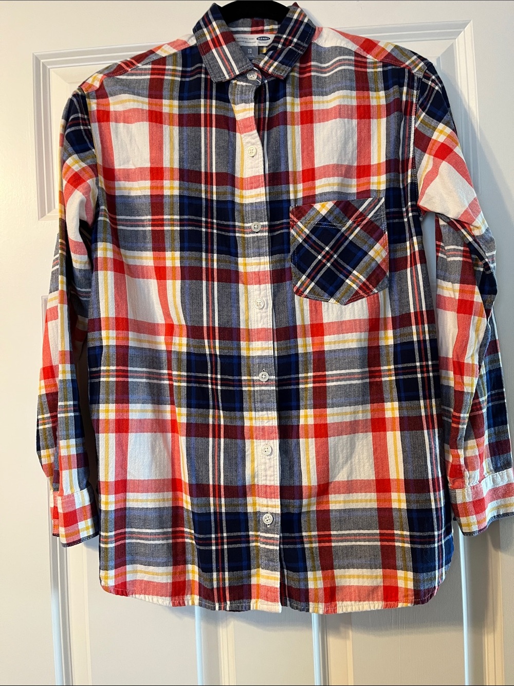 Old Navy Plaid Button-Up Shirt